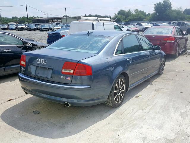 WAUML44EX5N009995 - 2005 AUDI A8 L QUATT BLUE photo 4