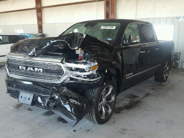 1C6SRFHT1KN516039 - 2019 RAM 1500 LIMIT BLACK photo 2