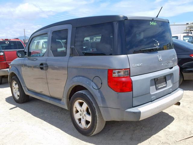 5J6YH18665L010073 - 2005 HONDA ELEMENT EX GRAY photo 3