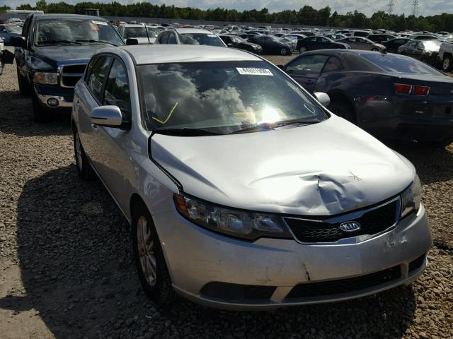 KNAFU5A25B5376496 - 2011 KIA FORTE EX SILVER photo 1