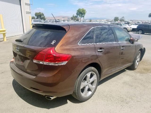 4T3ZK11A89U001081 - 2009 TOYOTA VENZA BROWN photo 4