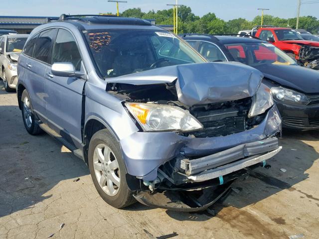 JHLRE48789C008654 - 2009 HONDA CR-V EXL BLUE photo 1