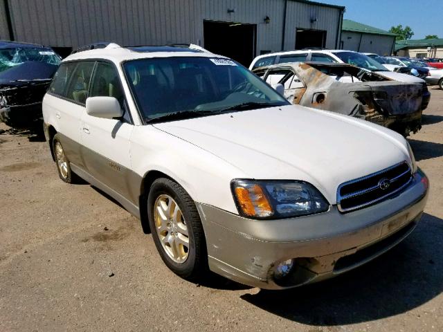 4S3BH6869Y7617770 - 2000 SUBARU LEGACY OUT WHITE photo 1