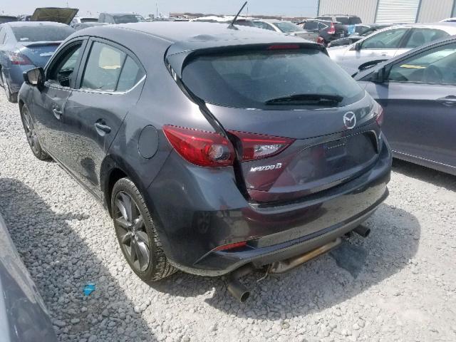 3MZBN1L36JM204139 - 2018 MAZDA 3 TOURING GRAY photo 3