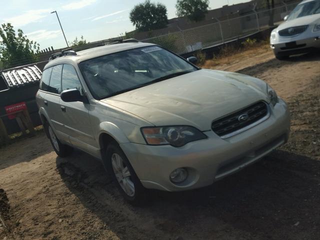 4S4BP61C457360429 - 2005 SUBARU LEGACY OUT GOLD photo 1