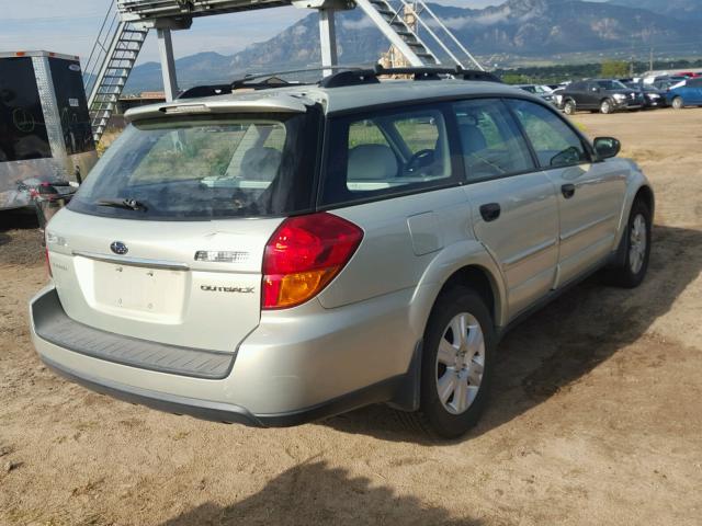 4S4BP61C457360429 - 2005 SUBARU LEGACY OUT GOLD photo 4