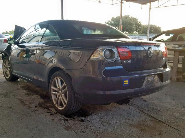 WVWFA71FX8V004297 - 2008 VOLKSWAGEN EOS LUX 蓝色 照片 3