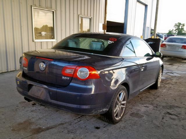 WVWFA71FX8V004297 - 2008 VOLKSWAGEN EOS LUX 蓝色 照片 4