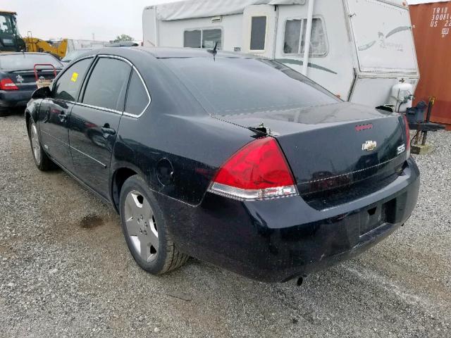 2G1WD58C769167666 - 2006 CHEVROLET IMPALA SUP შავი ფოტო 3