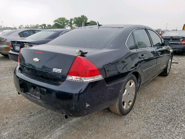 2G1WD58C769167666 - 2006 CHEVROLET IMPALA SUP შავი ფოტო 4