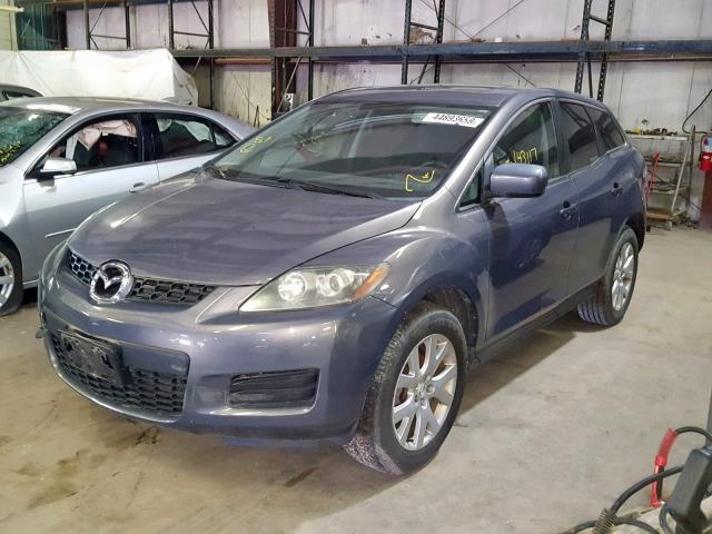 JM3ER293080196139 - 2008 MAZDA CX-7 GRAY photo 2