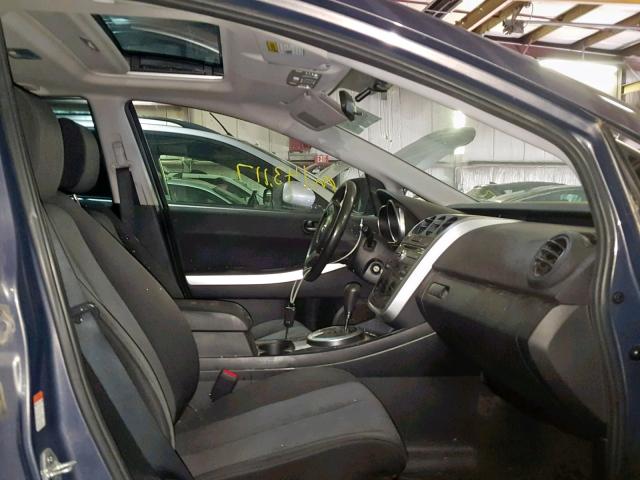 JM3ER293080196139 - 2008 MAZDA CX-7 GRAY photo 5