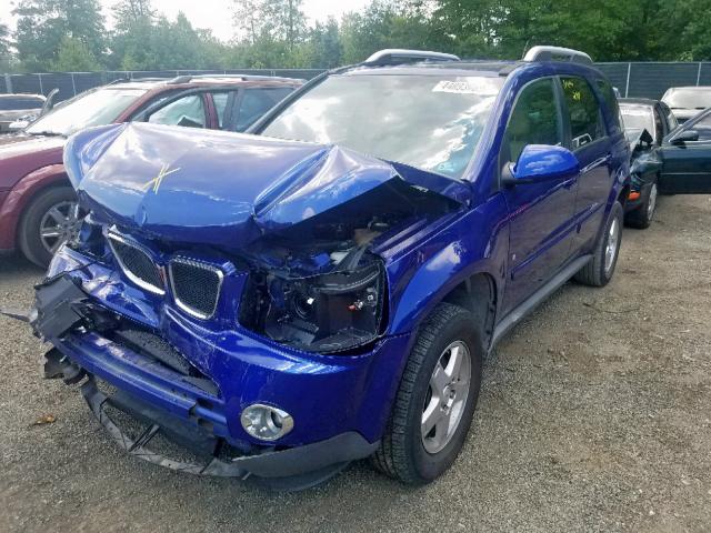 2CKDL73FX76070343 - 2007 PONTIAC TORRENT BLUE photo 2