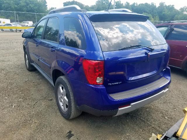 2CKDL73FX76070343 - 2007 PONTIAC TORRENT BLUE photo 3