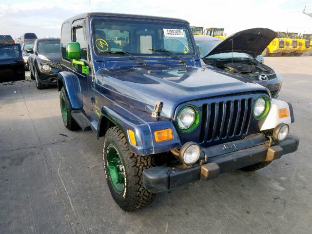 1J4FA39SX5P367350 - 2005 JEEP WRANGLER X BLUE photo 1