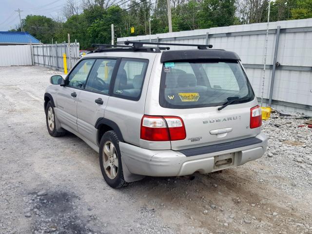 JF1SF656X1H735133 - 2001 SUBARU FORESTER S SILVER photo 3