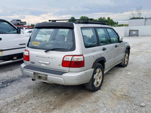 JF1SF656X1H735133 - 2001 SUBARU FORESTER S SILVER photo 4