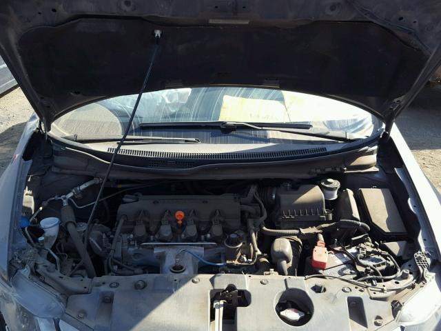 2HGFB2F98FH529496 - 2015 HONDA CIVIC EXL GRAY photo 7