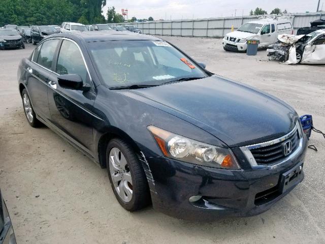 1HGCP36898A018981 - 2008 HONDA ACCORD EXL BLACK photo 1