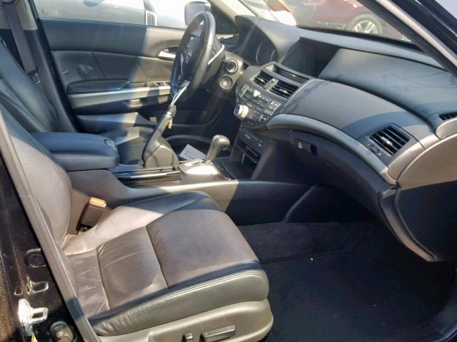 1HGCP36898A018981 - 2008 HONDA ACCORD EXL BLACK photo 5