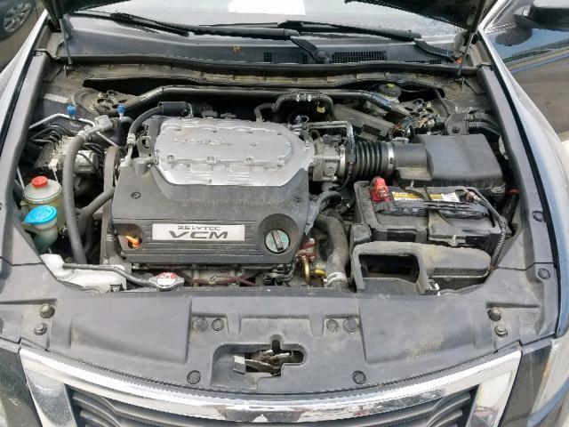 1HGCP36898A018981 - 2008 HONDA ACCORD EXL BLACK photo 7