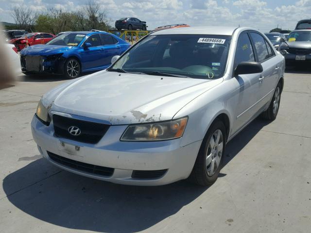 5NPET46C96H123491 - 2006 HYUNDAI SONATA GL SILVER photo 2