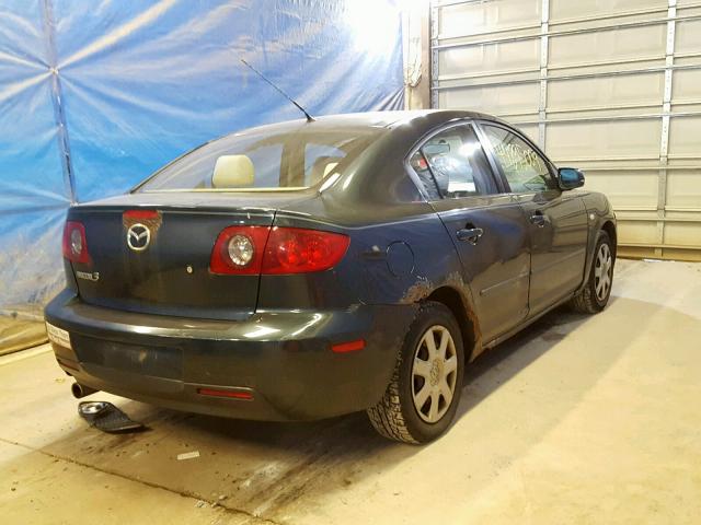 JM1BK12F661413926 - 2006 MAZDA 3 I GREEN photo 4