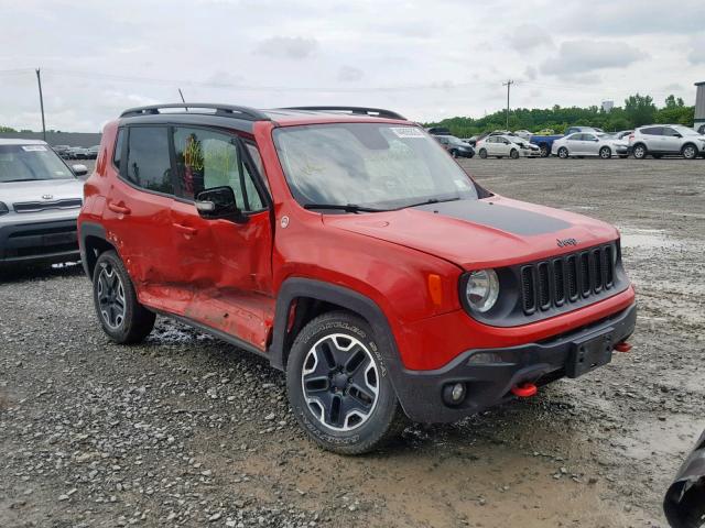 ZACCJBCT4FPC02595 - 2015 JEEP RENEGADE T RED photo 1