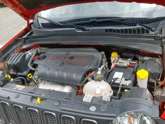 ZACCJBCT4FPC02595 - 2015 JEEP RENEGADE T RED photo 7