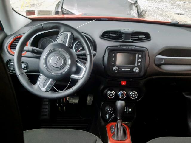 ZACCJBCT4FPC02595 - 2015 JEEP RENEGADE T RED photo 9