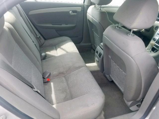 1G1ZC5E0XCF162927 - 2012 CHEVROLET MALIBU 1LT SILVER photo 6