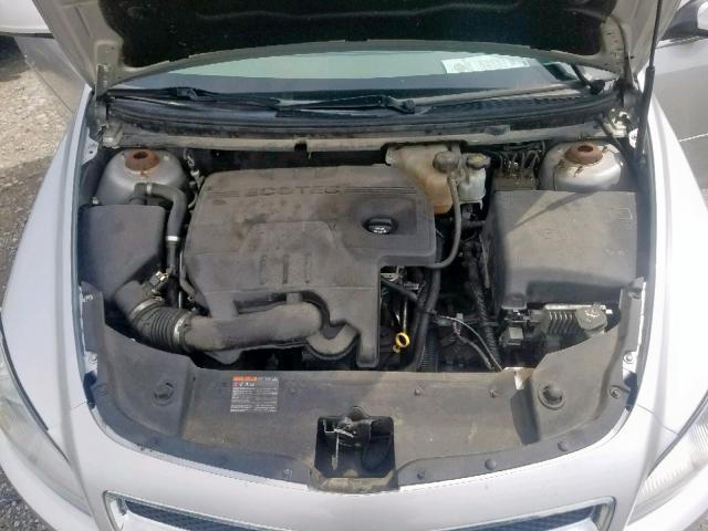 1G1ZC5E0XCF162927 - 2012 CHEVROLET MALIBU 1LT SILVER photo 7