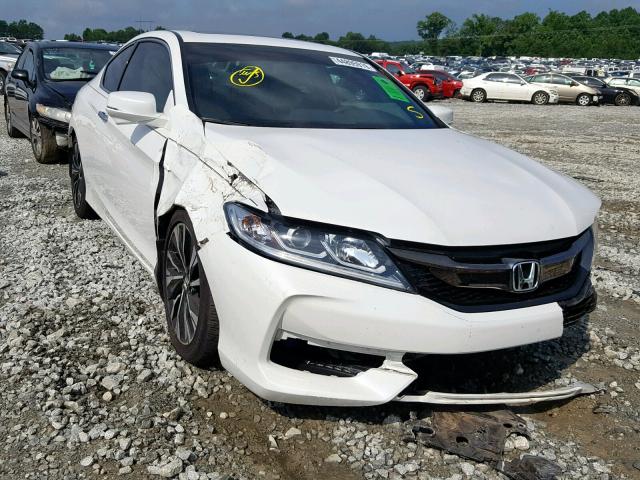 1HGCT2B81GA004504 - 2016 HONDA ACCORD EXL WHITE photo 1