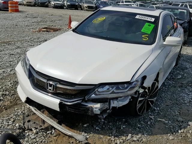 1HGCT2B81GA004504 - 2016 HONDA ACCORD EXL WHITE photo 2