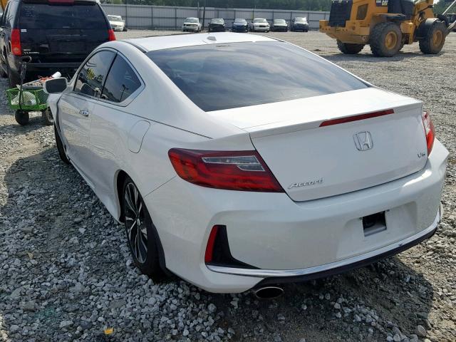 1HGCT2B81GA004504 - 2016 HONDA ACCORD EXL WHITE photo 3