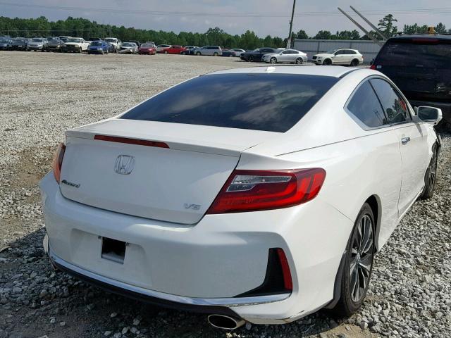 1HGCT2B81GA004504 - 2016 HONDA ACCORD EXL WHITE photo 4