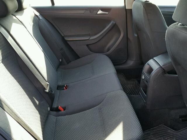 3VW2K7AJ9DM426594 - 2013 VOLKSWAGEN JETTA BASE Մոխրագույն լուսանկար 6