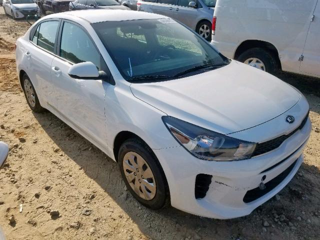 3KPA24ABXKE173850 - 2019 KIA RIO S WHITE photo 1