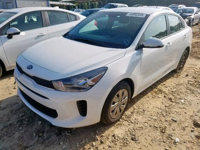 3KPA24ABXKE173850 - 2019 KIA RIO S WHITE photo 2