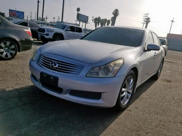 JNKBV61E38M210330 - 2008 INFINITI G35 SILVER photo 2