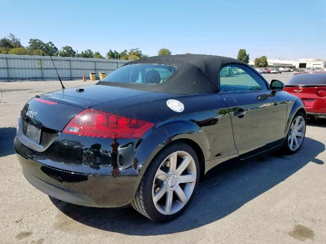 TRUMF38J881002251 - 2008 AUDI TT 2.0T BLACK photo 4