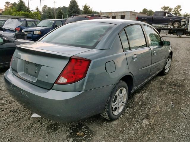1G8AJ52F54Z167210 - 2004 SATURN ION LEVEL GREEN photo 4