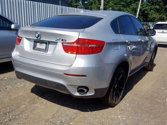 5UXFG43589L223255 - 2009 BMW X6 XDRIVE3 SILVER photo 4