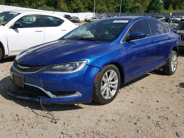 1C3CCCAB7GN111006 - 2016 CHRYSLER 200 LIMITE BLUE photo 2