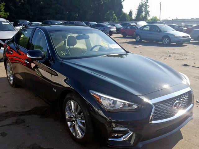 JN1EV7AP2KM542095 - 2019 INFINITI Q50 LUXE BLACK photo 1