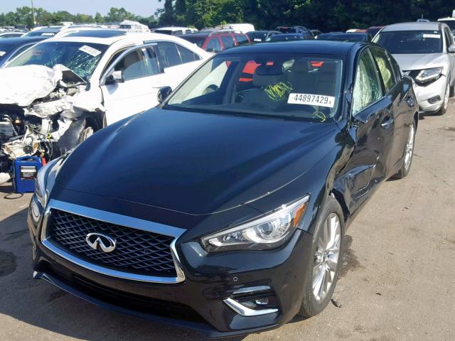 JN1EV7AP2KM542095 - 2019 INFINITI Q50 LUXE BLACK photo 2