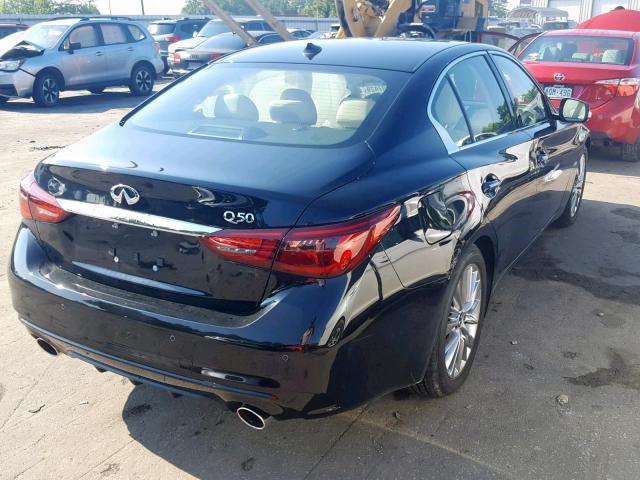 JN1EV7AP2KM542095 - 2019 INFINITI Q50 LUXE BLACK photo 4