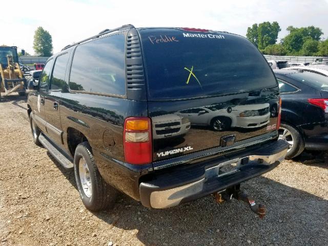 3GKFK16Z03G282225 - 2003 GMC YUKON XL K BLACK photo 3