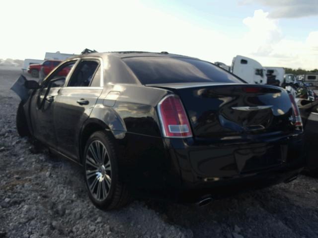 2C3CCABG4DH685369 - 2013 CHRYSLER 300 V6 BLACK photo 3