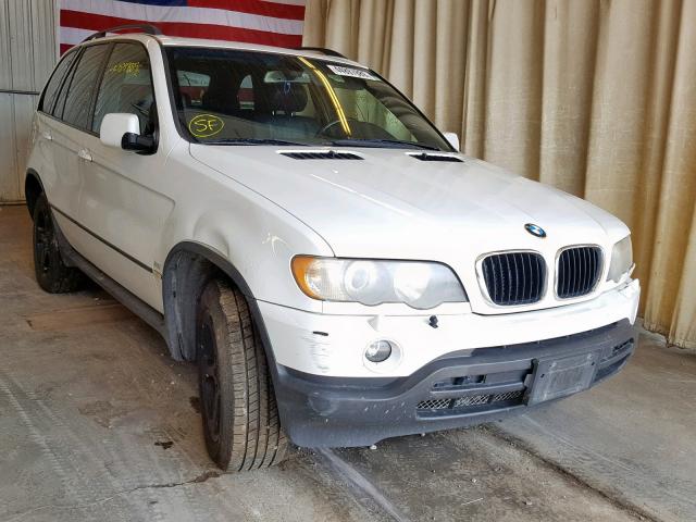 5UXFA535X3LV94657 - 2003 BMW X5 3.0I WHITE photo 1